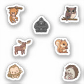 Wildtiersammlung Aufkleber (Vorderseite)