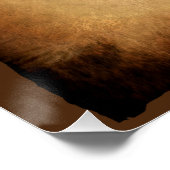 Wildtiertexturen KARTE AFRIKAS Poster (Ecke)