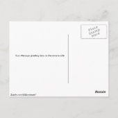 Wildtruthühner aus dem Osten, riesiger Schuster in Postkarte (Rückseite)