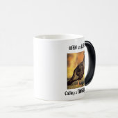 Wildturkey Henne Verwandlungstasse (VorderseiteRechts)