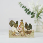 Wildvögel Postkarte (Stehend Vorderseite)