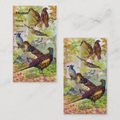 Wildvögel Visitenkarte (Vorne/Hinten)