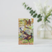 Wildvögel Visitenkarte (Stehend Vorderseite)