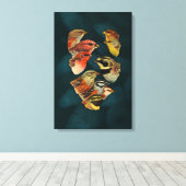 Wildvögel von Feather Leinwanddruck (Insitu (Holzboden))