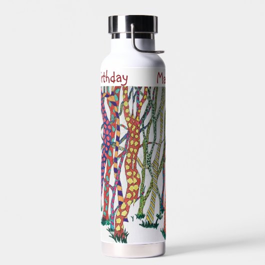Wildwald Wasser Flasche Geschenk (Links)