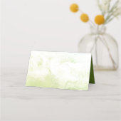 Wildwälder Botanicals Rustikale Vegetation Platzkarte (Rückseite)