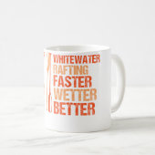 Wildwasser-Rafting Kaffeetasse (VorderseiteRechts)