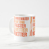 Wildwasser-Rafting Kaffeetasse (Vorderseite Links)