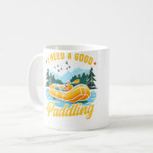 Wildwasser-Rafting Kaffeetasse (Vorderseite Links)