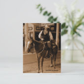 WildWest, Fort Worth Stockyards Postkarte (Stehend Vorderseite)