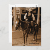 WildWest, Fort Worth Stockyards Postkarte (Vorne/Hinten)
