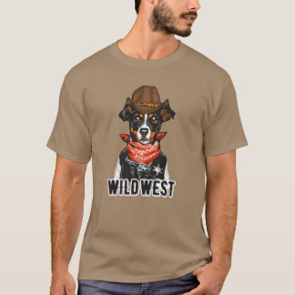 WildWest Funny Animals vintage T-Shirt