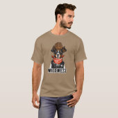 WildWest Funny Animals vintage T-Shirt (Vorne ganz)