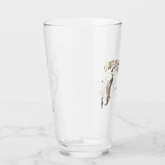 WildWind Trinkglas mit Feather & Archer Glas (Rechts)