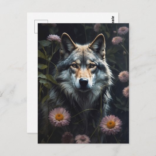 Wildwolf Postkarte (Vorne/Hinten)