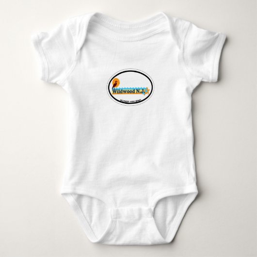 Wildwood. Baby Strampler (Vorderseite)