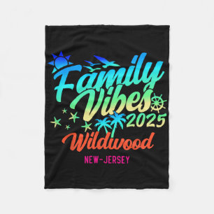 Wildwood Beach New Jersey Familien-Vibes 2025 Urla Fleecedecke