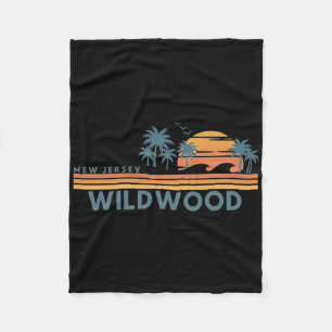 Wildwood Beach New Jersey Sommerurlaub Vintage Fleecedecke