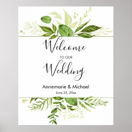 Wildwood Botanicals Begrüßungszeichen Poster