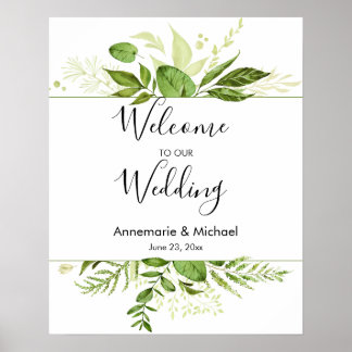 Wildwood Botanicals Begrüßungszeichen Poster