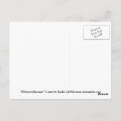 "Wildwood Bouquet" Postcard Postkarte (Rückseite)
