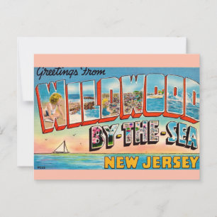 Wildwood by Sea Greetings Postkarte