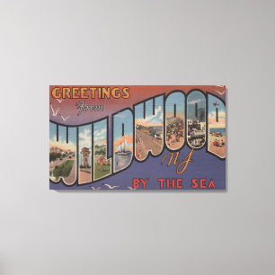 Wildwood-by-Sea, New Jersey Leinwanddruck