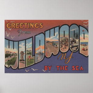 Wildwood-by-Sea, New Jersey Poster