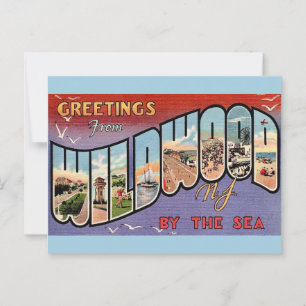 Wildwood by Sea Postcard Postkarte