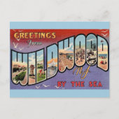 Wildwood by Sea Postcard Postkarte (Vorderseite)