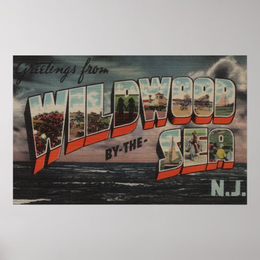 Wildwood-by-the-Sea, New Jersey 3 Poster (Vorne)