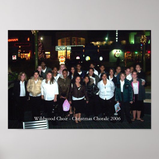 Wildwood Choir Poster (Vorne)