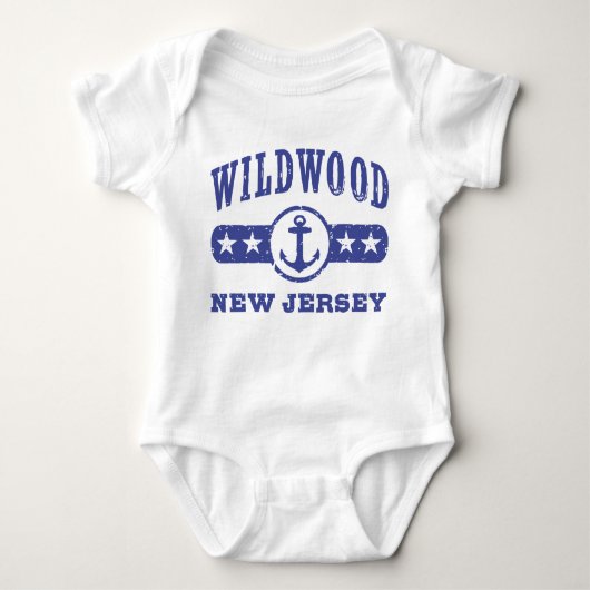 Wildwood New Jersey Baby Strampler (Vorderseite)