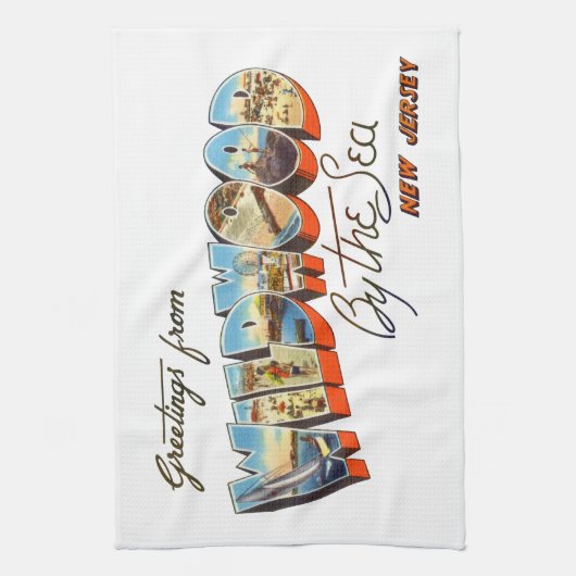 Wildwood New-Jersey Geschirrtuch (Vertikal)