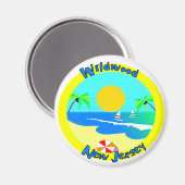 Wildwood, New Jersey Magnet (Vorderseite/Rückseite)