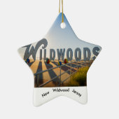 Wildwood New-Jersey Verzierung Keramik Ornament (Rechts)