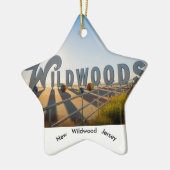 Wildwood New-Jersey Verzierung Keramik Ornament (Links)