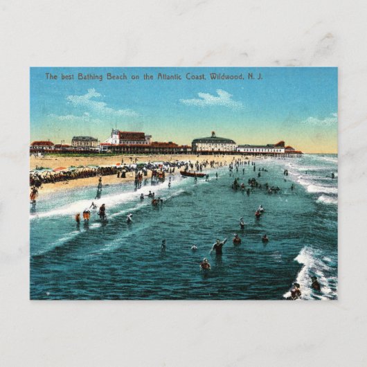 Wildwood, New Jersey, Vintag Postkarte (Vorderseite)