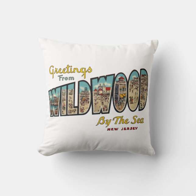 Wildwood NJ Kissen (Vorderseite)
