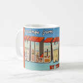 Wildwood NJ Old Postcard Mug Kaffeetasse (Vorderseite Links)
