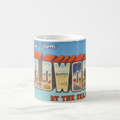Wildwood NJ Old Postcard Mug Kaffeetasse (Mittel)