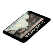 Wildwood NJ, Street View, 1914, Vintag Style Magnet (Linke Seite)