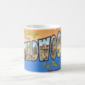 Wildwood NJ Vintage Postcard Mug Kaffeetasse (Mittel)