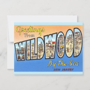 Wildwood NJ Vintage Postkarte