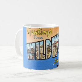 Wildwood NJ Vintage Postkarten-Tasse Kaffeetasse