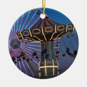 Wildwood NJ – Wave Swing Ride Keramik Ornament