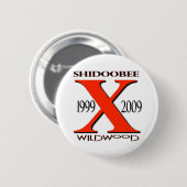 Wildwood Shidoobee runder Knopf Button (Vorne & Hinten)
