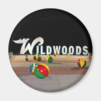 Wildwood Sign in Wildwood New Jersey Magnet