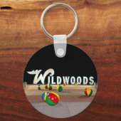 Wildwood Sign in Wildwood New Jersey Schlüsselanhänger (Vorderseite)