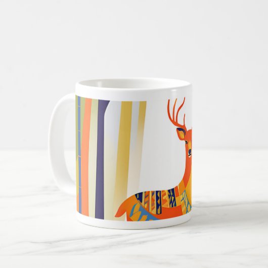 Wildwood Stag Kaffeetasse (Vorderseite Links)